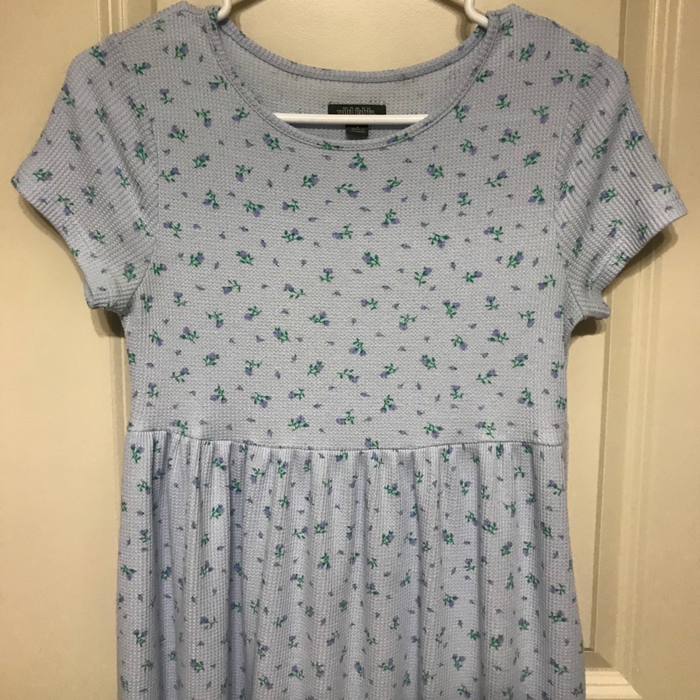 Blue dress